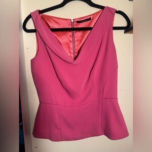 Tahari Pink Sleeveless Blouse